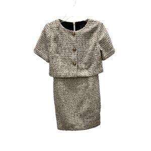 Ann Taylor | Dresses | Elegant Ann Taylor Tweed Dress With Structured Top  And Fitted Skirt | Poshmark